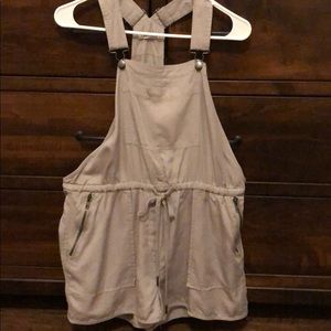 Khaki Short Overalls